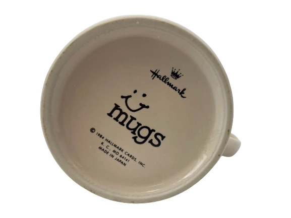 Vintage 1984 Hallmark Tender Loving Bear Ceramic Mug Made in Japan 3.5"