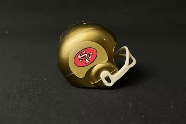 Lot of 3 Mini NFL Helmets - 49ers, Buccaneers & Cardinals Collectibles