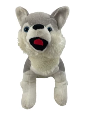 Lot of Deal Toys Direct Gray Wolf Husky Plush Stuffed Animal Toy 12" Kid's