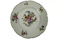 Vintage Syracuse China Dinner Plate USA Federal Shape Floral Replacement 