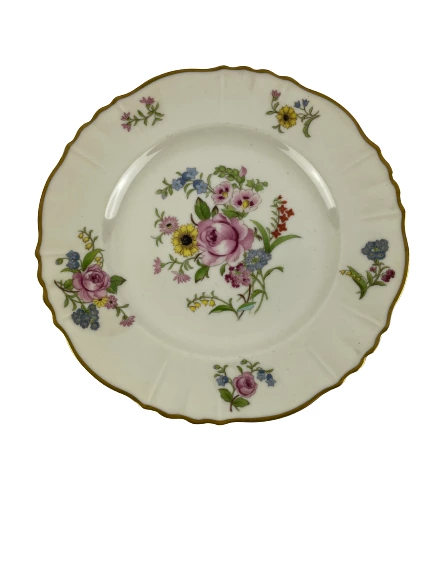Vtg Federal Shape Syracuse China Salad Plate USA Victorian Floral Replacement