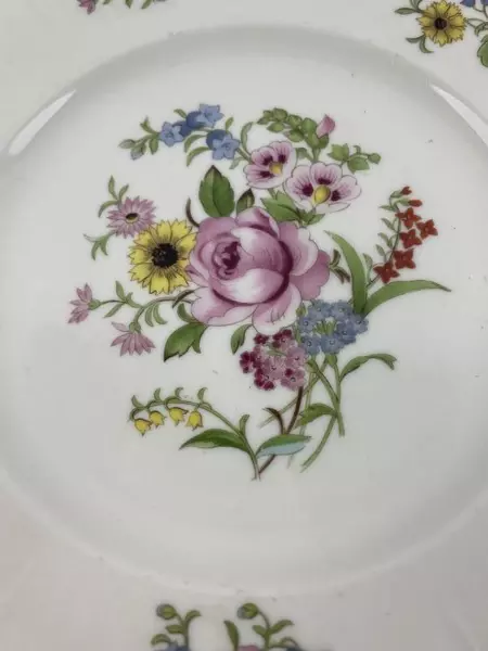 Vtg Federal Shape Syracuse China Salad Plate USA Victorian Floral Replacement