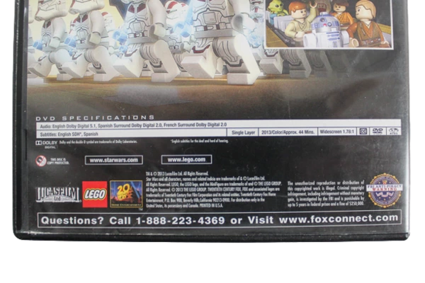 Lego Star Wars The Yoda Chronicles DVD Pre-Owned Untested As Is