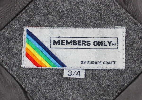 Europe Craft Members Only Women's Jacket Gray Wool Blend Size 3/4 Pre-Owned