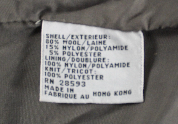 Europe Craft Members Only Women's Jacket Gray Wool Blend Size 3/4 Pre-Owned