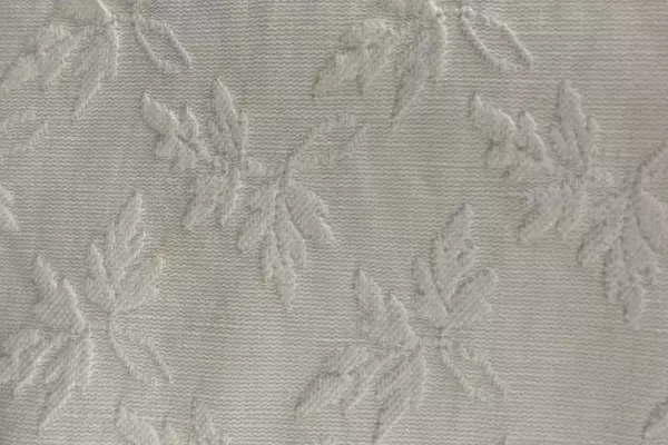 Floral White Fabric Cutter Runner Lot 25"x76" Pre-Owned Crafts Decor