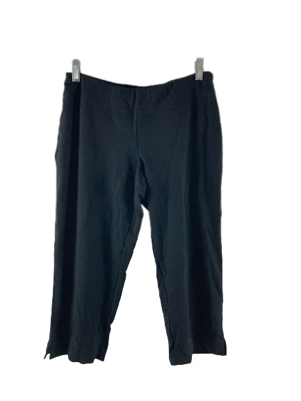 Soma Leggings Women's Small Black Cropped Ankle High Stretch Waist Capri Pants