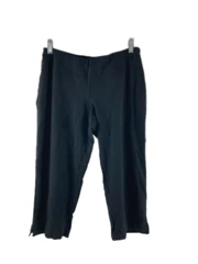 Soma Leggings Women's Small Black Cropped Ankle High Stretch Waist Capri Pants