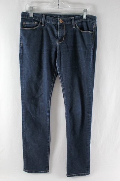 Banana Republic Women's 29S Dark Wash Straight Leg Jeans - Good Condition