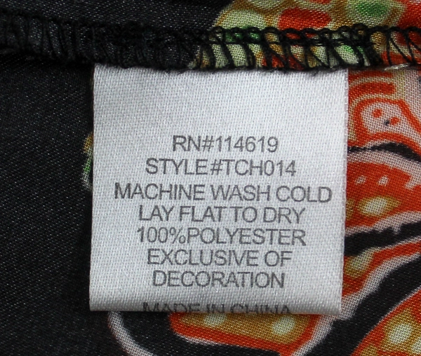 Mushbaby Sienna Rose Women's L Top Black Floral Lace Accent Pre-Owned