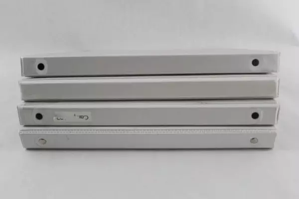 Lot of 4 Pre-Owned White 1-Inch 3-Ring Binders by Avery & Wilson Jones