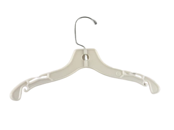 Lot of 20 White Plastic Hangers for Children Kids Pre-Owned Condition