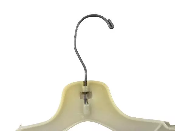 Lot of 20 White Plastic Hangers for Children Kids Pre-Owned Condition