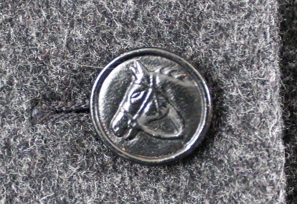 J.G. Hook Blazer Jacket Men's Size 44R Black 100% Pure Wool Double Breasted