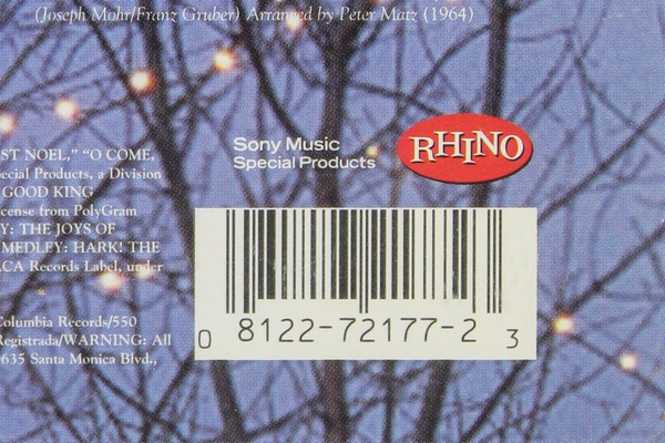 Joel Whitburn Billboard Top Christmas Hymns CD 1995 - Good Condition