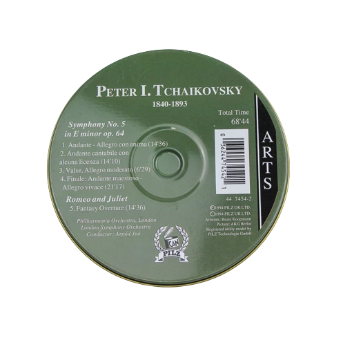 Tchaikovsky Romeo and Juliet CD 1994 Arts Symphony 5 Classical Music
