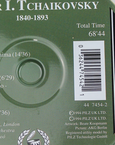 Tchaikovsky Romeo and Juliet CD 1994 Arts Symphony 5 Classical Music