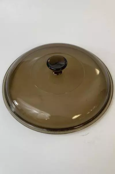 Vintage Pyrex 623C Amber Glass Lid 7" Replacement for Casserole Dish