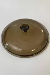 Vintage Pyrex 623C Amber Glass Lid 7" Replacement for Casserole Dish