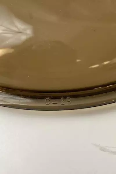 Vintage Pyrex 623C Amber Glass Lid 7" Replacement for Casserole Dish