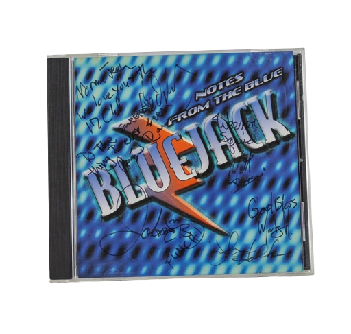Signed Bluejack CD "Notes From The Blue" 2001 - Good Condition, Untested