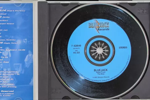 Signed Bluejack CD "Notes From The Blue" 2001 - Good Condition, Untested