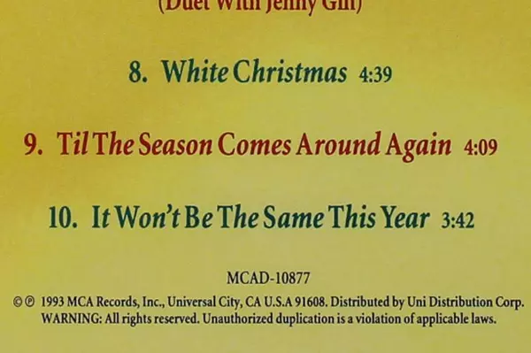 Vince Gill Let There Be Peace On Earth CD 1993 MCA Records - Good Condition