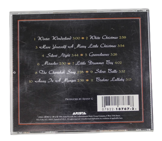 Kenny G Miracles Holiday Album CD 1994 Arista Records Good Condition