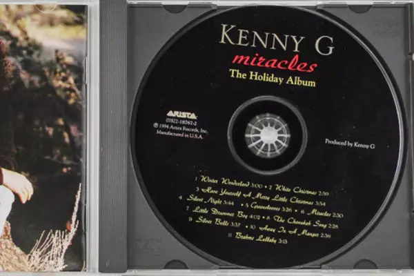 Kenny G Miracles Holiday Album CD 1994 Arista Records Good Condition