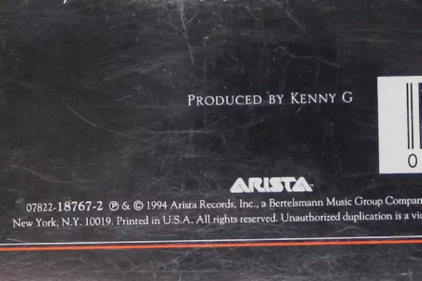 Kenny G Miracles Holiday Album CD 1994 Arista Records Good Condition