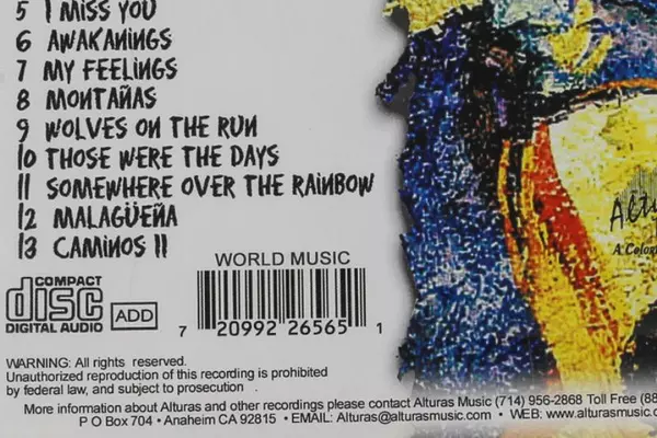 Alturas Caminos Instrumental Guitars CD - Pre-Owned, Cracked Case, Untested