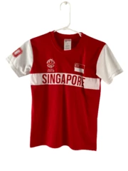 Sportz And Fitness Team Boy's XL Red 28th SEA Games Shirt Singapore 2015