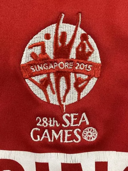 Sportz And Fitness Team Boy's XL Red 28th SEA Games Shirt Singapore 2015