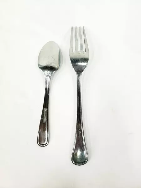 Oneida Barcelona Stainless Steel Fork & Teaspoon Set ON269 - Lot of 2