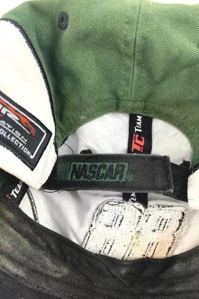 Dale Jr 88 Trucker Hat Green White Black NASCAR Pre-Owned Vintage