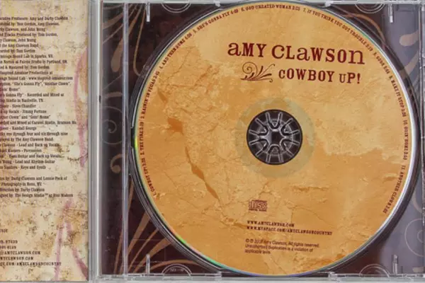 Amy Clawson Cowboy Up Music CD 2007 Good Condition Damaged Case