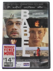 Babel DVD Brad Pitt Cate Blanchett Widescreen R Rated Paramount Pre-Owned