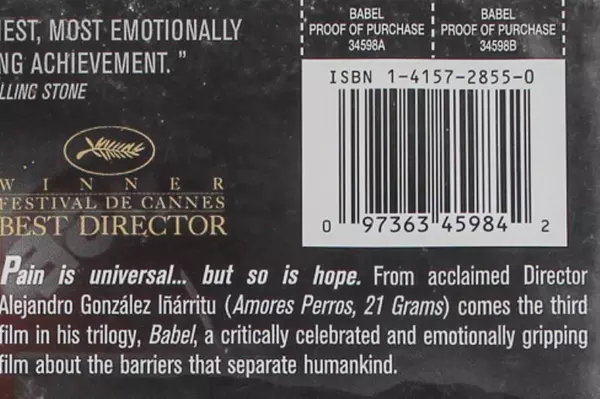 Babel DVD Brad Pitt Cate Blanchett Widescreen R Rated Paramount Pre-Owned