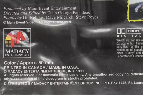 Extreme Impact DVD 1999 Madacy Sealed - Non-Stop Explosive Action