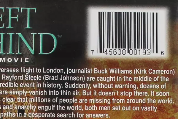 Left Behind DVD Kirk Cameron 2000 - Christian Film, Pre-Owned, As-Is