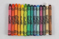 Lot of 14 Vintage 1994 Mattel Barbie Crayons - Used Collectible Set
