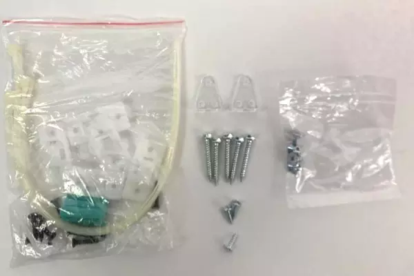 Lot of Baby Safety Dresser Anti-Tip Hardware Kit with Zip Ties & Screws