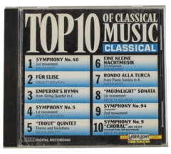 Top 10 Classical Music CD - Beethoven, Mozart, Haydn - Delta Music 1990