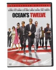 Ocean's Twelve Widescreen DVD 2004 Warner Bros PG-13 Pre-Owned Untested
