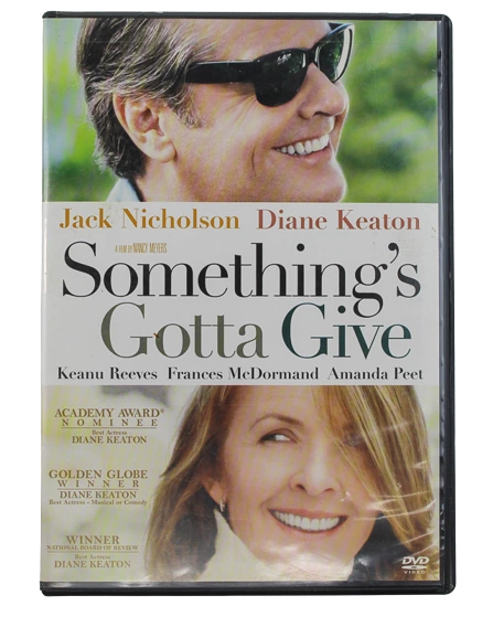 Something's Gotta Give DVD Jack Nicholson Diane Keaton PG-13 Warner Bros.