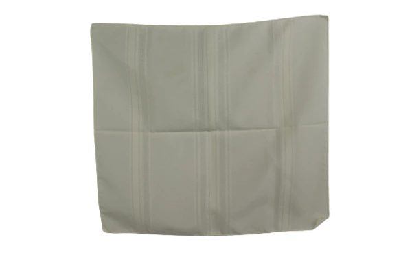 Lot of 3 Burgundy & Cream Cloth Napkins 18x18 Dining Table Decor Stains