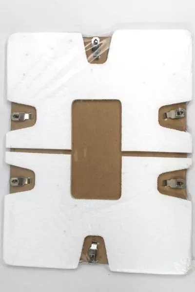 Darice Inc Modern Glass Clip Photo Picture Frame 11x14 Hangs Vertical Horizontal