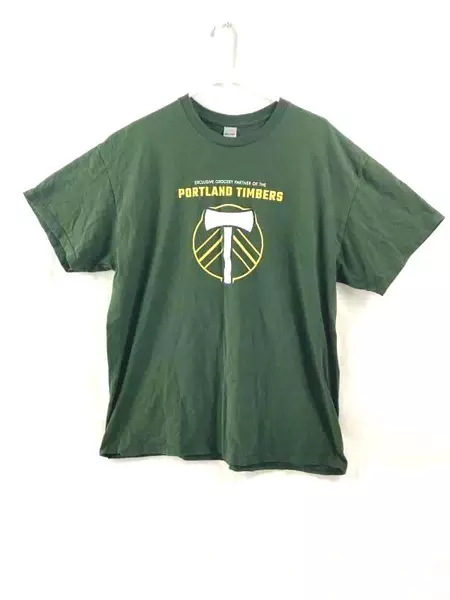 Portland Timbers T-Shirt XL Green Gildan Soccer MLS Exclusive Partner