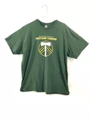 Portland Timbers T-Shirt XL Green Gildan Soccer MLS Exclusive Partner