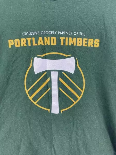 Portland Timbers T-Shirt XL Green Gildan Soccer MLS Exclusive Partner
